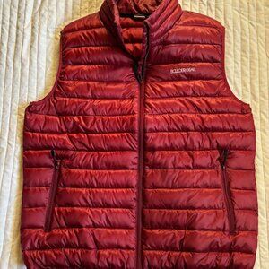 Men's XL Boulder Gear's All Day Puffer vest Crimson waterproof